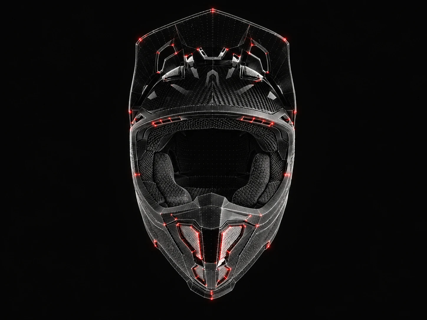 Rielaborazione illustrata del casco Carbon Space fotografato nel catalogo GF Race.
