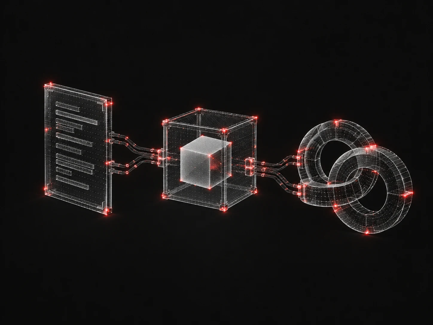 Illustrazione concettuale di un asset digitale collegato a smart contract e pool di liquidità.